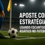 Jogador se posiciona para cobrar escanteio em partida de futebol