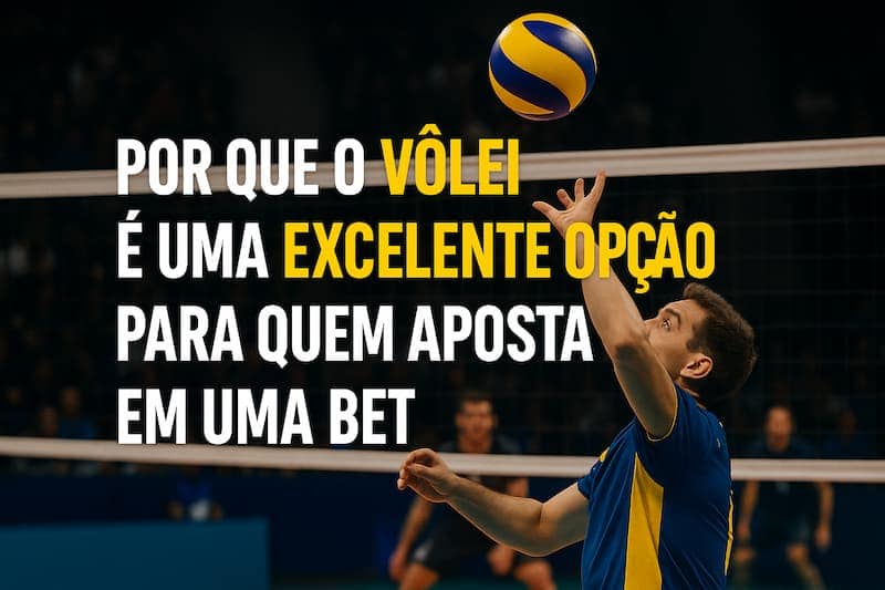 jogador de vôlei prestes a sacar durante uma partida em quadra