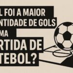 imagem com a pergunta sobre a maior quantidade de gols em uma partida de futebol