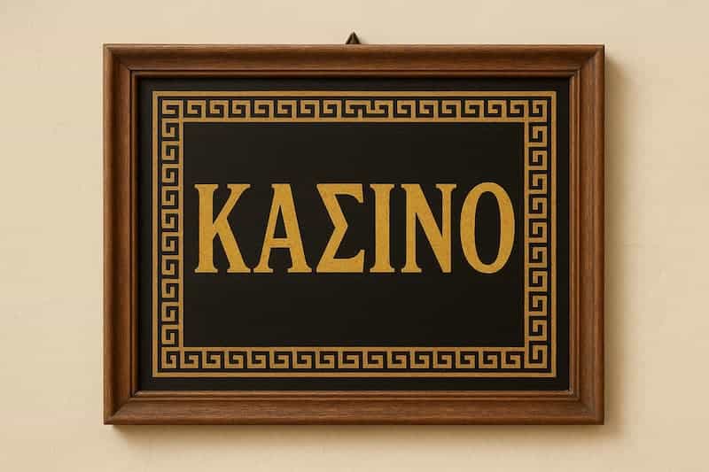 quadro cassino antigo