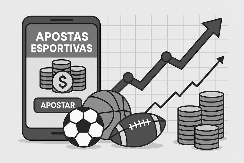 apostas esportivas crescendo