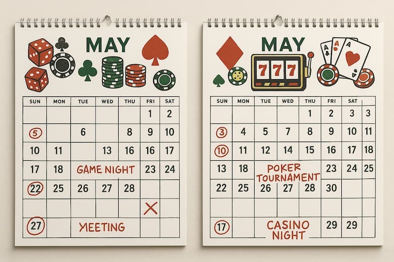 calendarios de cassino