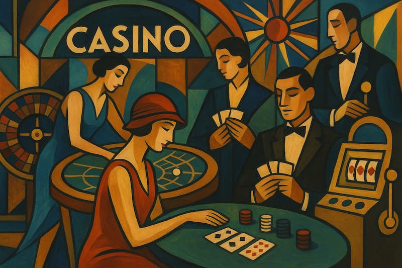 cassino e arte simples